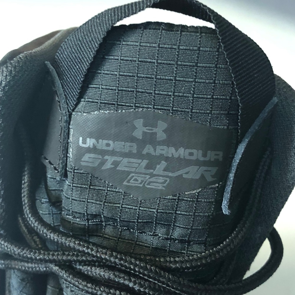 Under Armour Stellar G2 Tactical Boots Mens 12.5 US Black Leather 3025578-001 - Picture 3 of 16